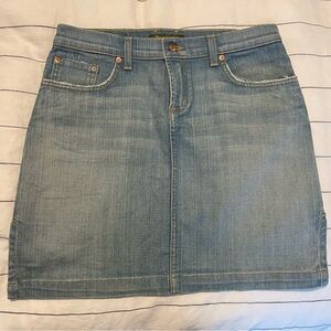 David Kahn Classic Mini Denim Skirt